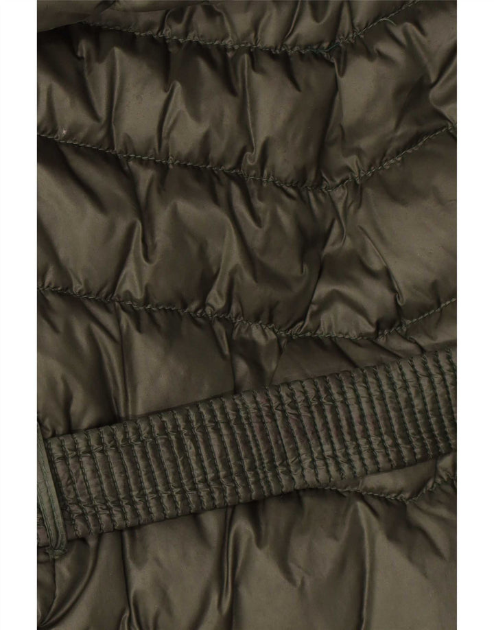 Liu Jo Γυναικείο μπουφάν με κουκούλα IT 40 Small Green Polyamide