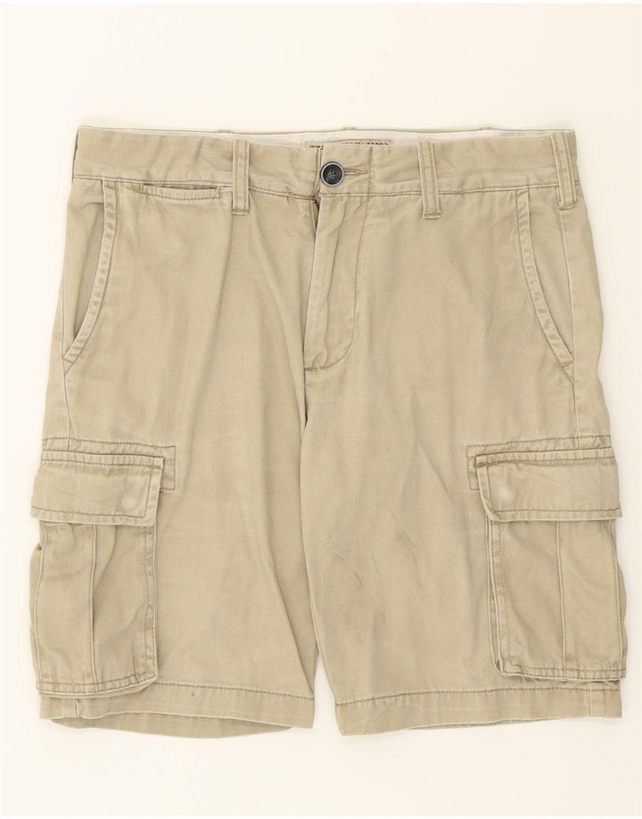 OVS Mens Cargo Shorts IT 46 Small W30  Beige Cotton Vintage OVS and Second-Hand OVS from Messina Hembry 