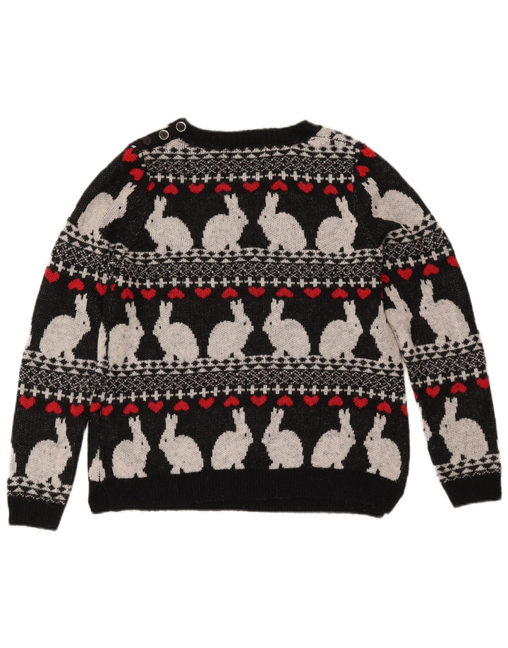 MARKS & SPENCER Γυναικείο πουλόβερ με λαιμόκαυστο UK 10 Small Black