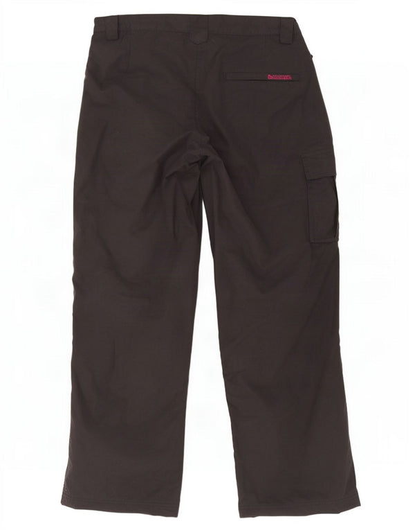 Mountain Warehouse Γυναικείο ίσιο παντελόνι Cargo UK 14 Large W34 L35 Μαύρο