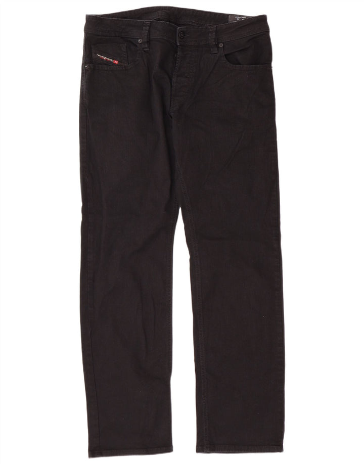 Ανδρικό τζιν DIESEL Larkee Straight W36 L32 Μαύρο βαμβακερό