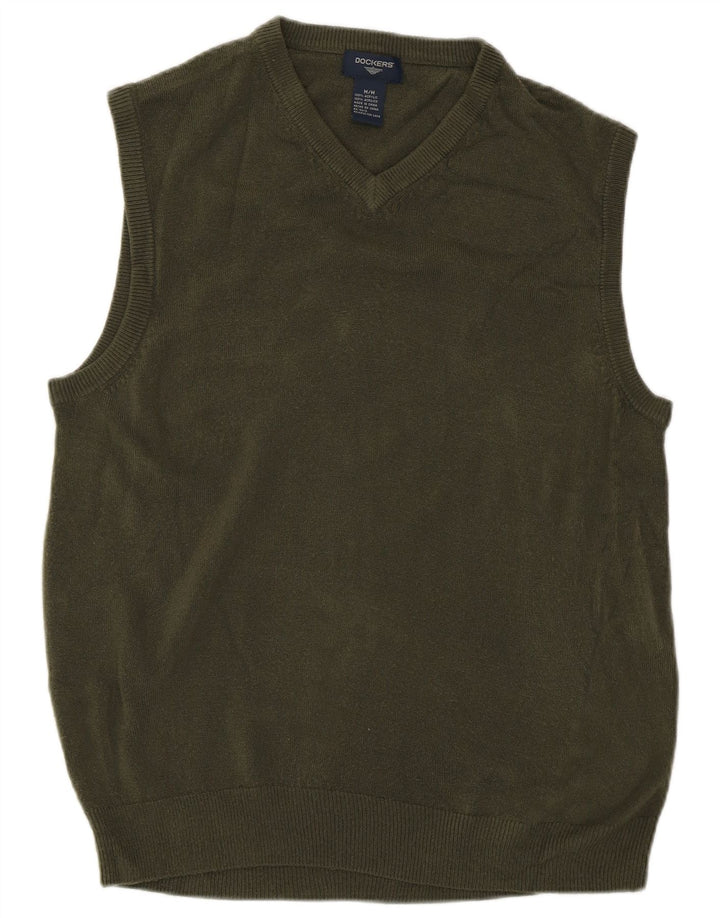 Dockers Mens Vest Tank Top Μεσαίο πράσινο ακρυλικό