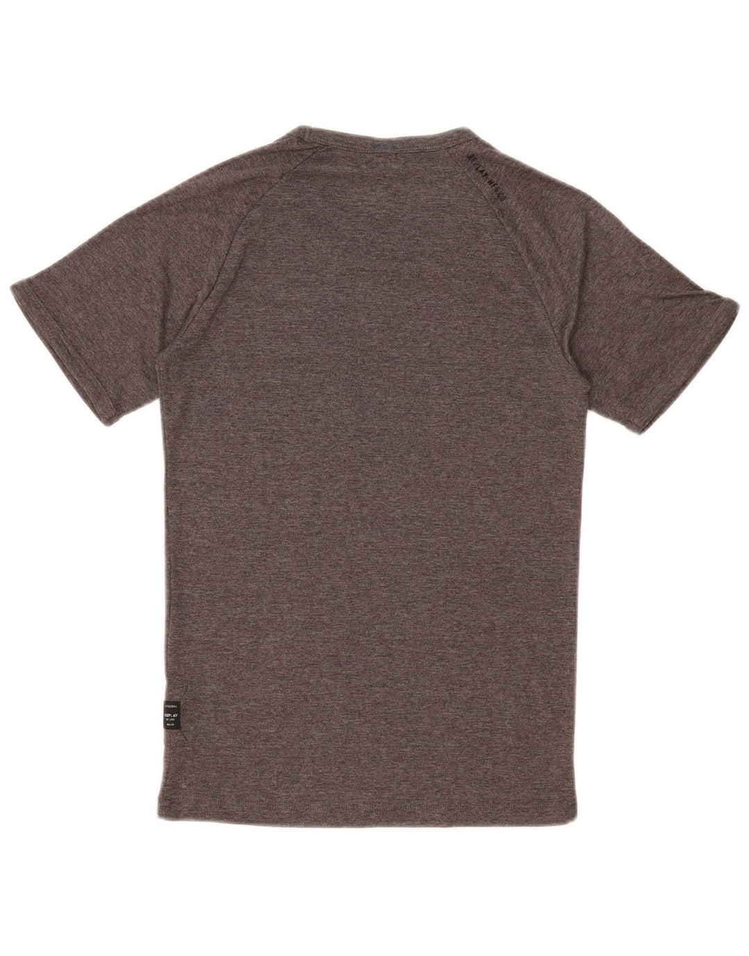 Γυναικείο T-Shirt REPLAY Top 10 UK Small Grey Flecked Polyester