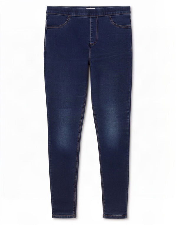 Marks & Spencer Γυναικεία Jegging Τζιν UK 14 Medium W30 L27 Blue Cotton