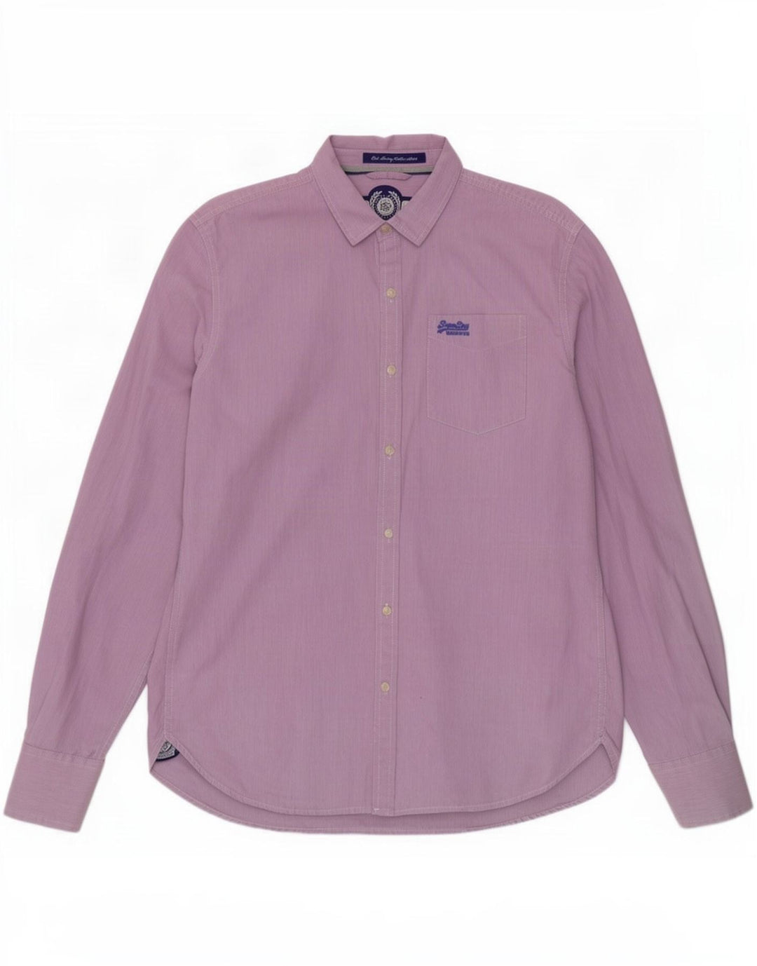 Ανδρικό πουκάμισο Superdry XL Purple Gingham Cotton