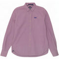 Ανδρικό πουκάμισο Superdry XL Purple Gingham Cotton