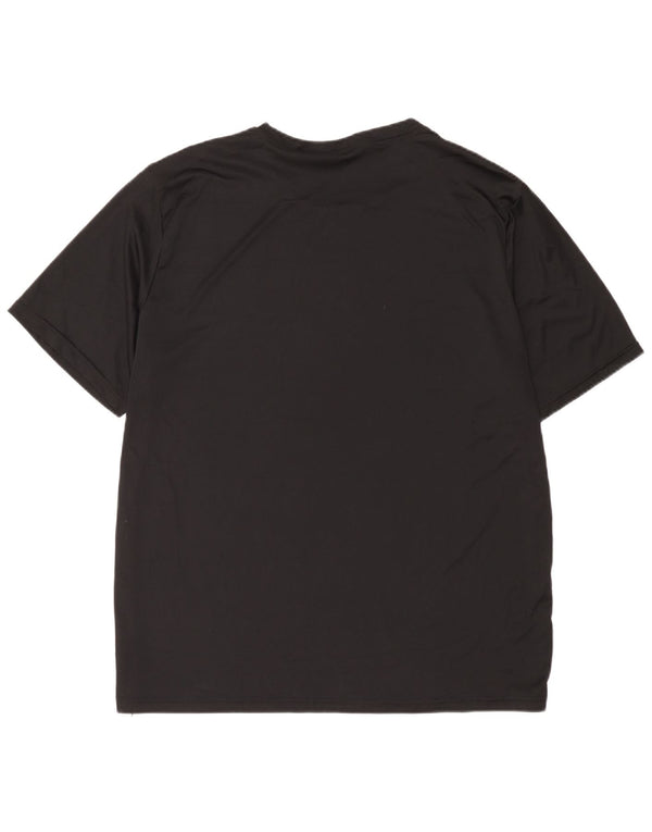 Russell Athletic Ανδρικό T-Shirt Top 3XL μαύρο πολυεστέρα
