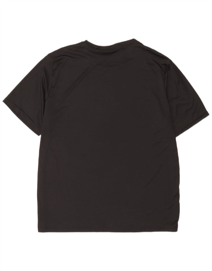 Russell Athletic Ανδρικό T-Shirt Top 3XL μαύρο πολυεστέρα