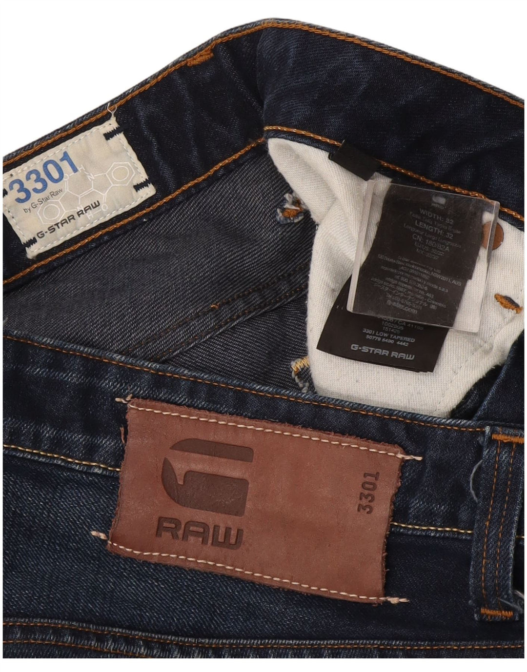 Ανδρικό Slim Jeans G-Star W32 L32 Navy Blue Cotton