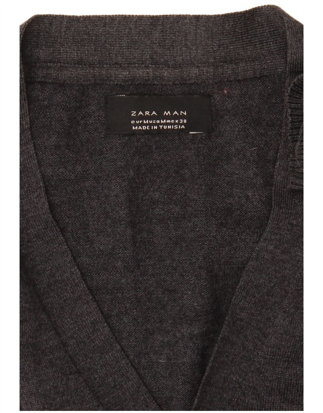 Ανδρικό πουλόβερ Zara Ζακέτα Μεσαίο Γκρι