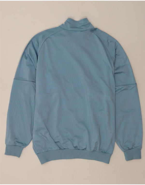 ADIDAS Mens Loose Fit Tracksuit Top Jacket UK 40/42 Medium Blue Polyester