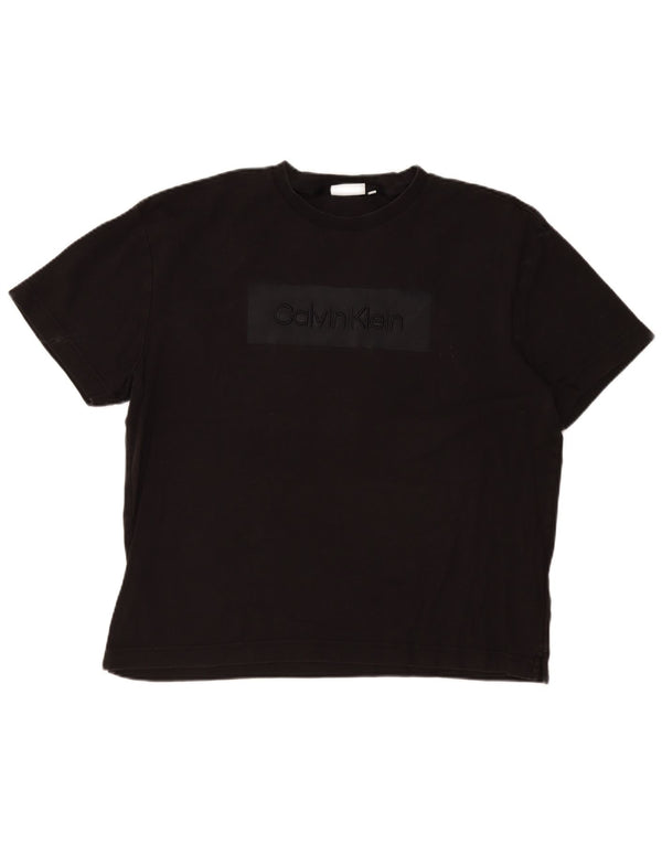Calvin Klein Ανδρικό T-Shirt Comfort Fit Top XL Μαύρο βαμβακερό