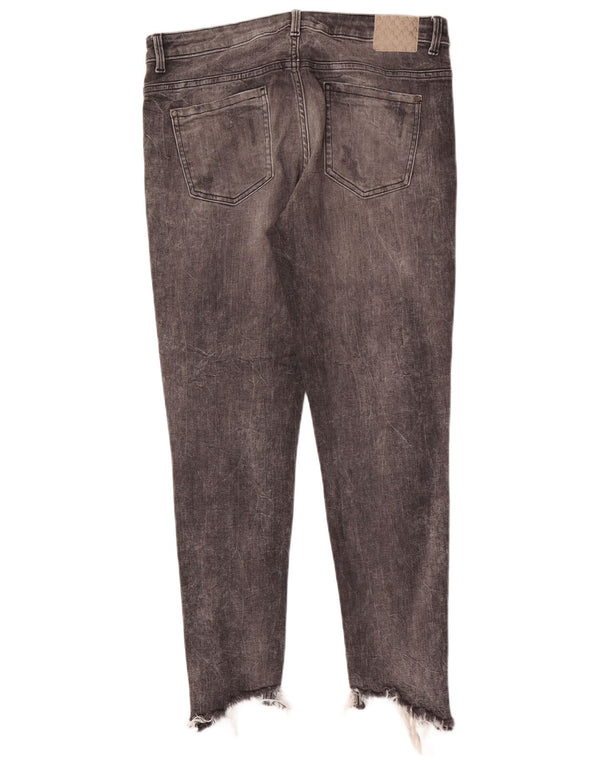 Zara Γυναικεία στενόχωρα τζιν EU 40 Medium W30 L27 Γκρι βαμβακερό