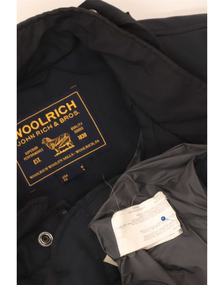 Woolrich Ανδρικό μπουφάν με επένδυση UK 38 Medium Navy Blue Cotton