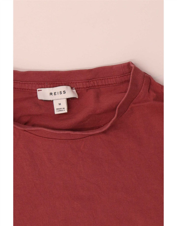 Ανδρικό T-Shirt Reiss Top Μεσαίο κόκκινο βαμβακερό