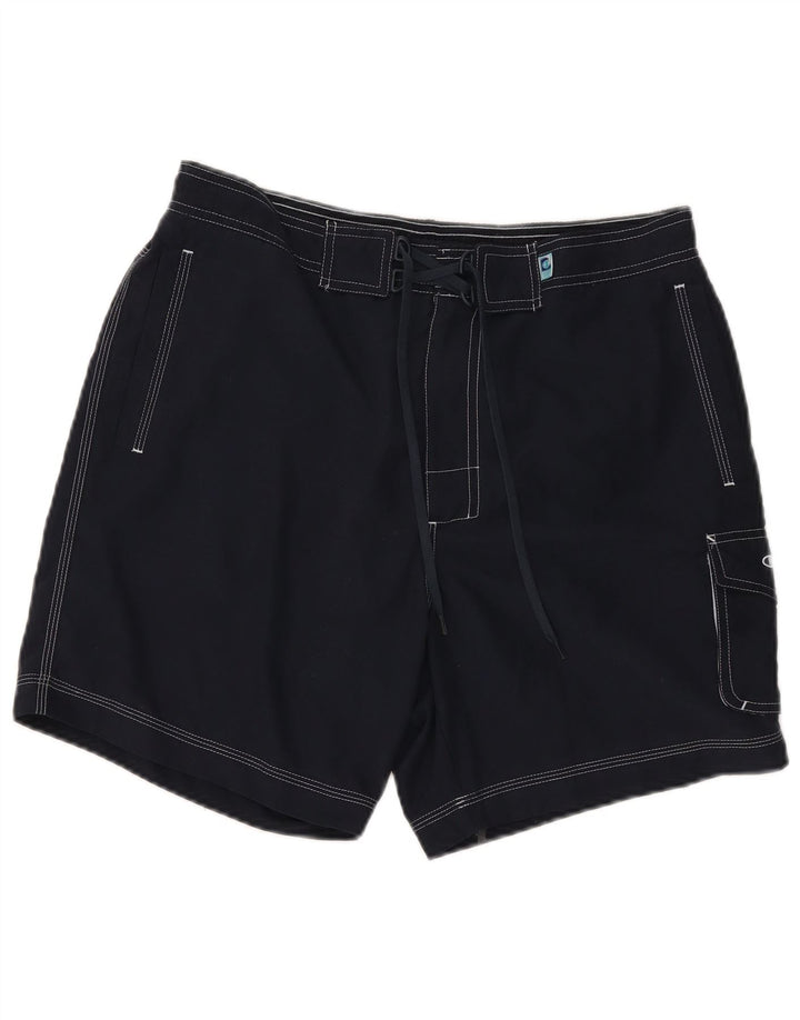 Ανδρικό σορτς κολύμβησης CHAMPION XL Navy Blue Polyester
