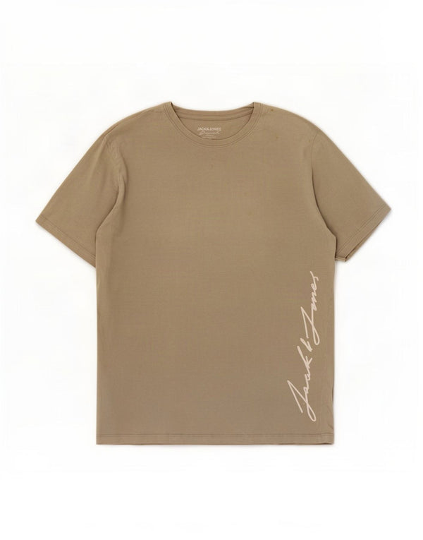 Jack & Jones Ανδρικό γραφικό T-Shirt Top XL Γκρι βαμβακερό