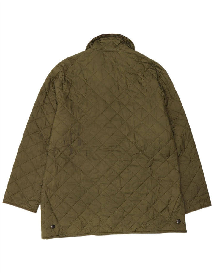 Ανδρικό καπιτονέ μπουφάν Barbour UK 42 XL Green Polyester