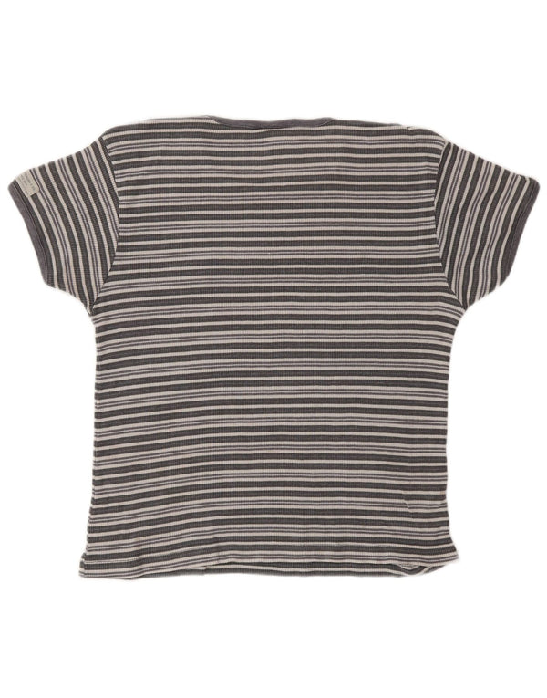 Levi's Girls Crop T-Shirt 14-15 ετών XL γκρι ριγέ