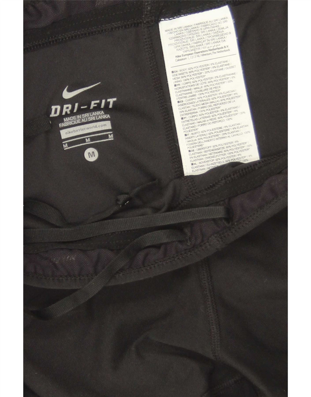 Γυναικεία κολάν Nike Dri Fit Capri UK 12 Medium Black Colourblock