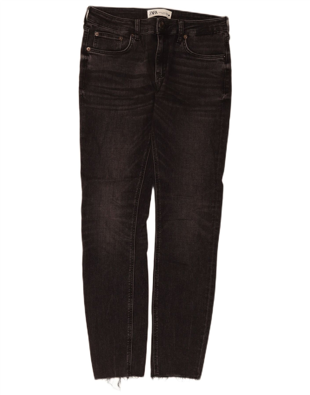 Zara Γυναικείο Slim Jeans EU 40 Medium W30 L28 Μαύρο βαμβακερό