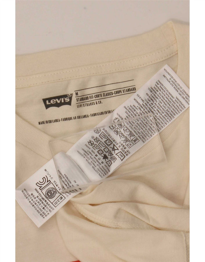 Ανδρικό Levi's Standard Fit Graphic Top Μακρύ μανίκι Μεσαίο σε Λευκό Γεωμετρικό