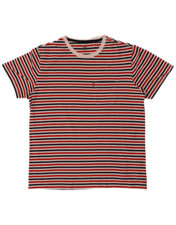 Ανδρικό T-Shirt Levi's Top μεγάλο πολύχρωμο βαμβακερό ριγέ