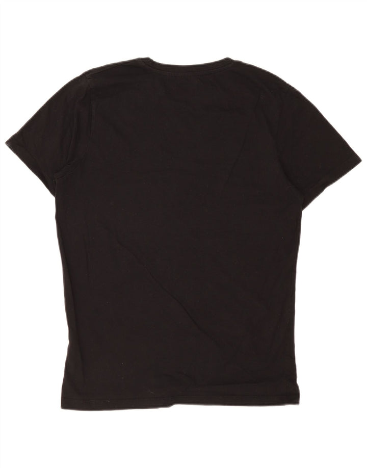 Jack & Jones Ανδρικό T-Shirt Top Μεσαίο μαύρο βαμβακερό