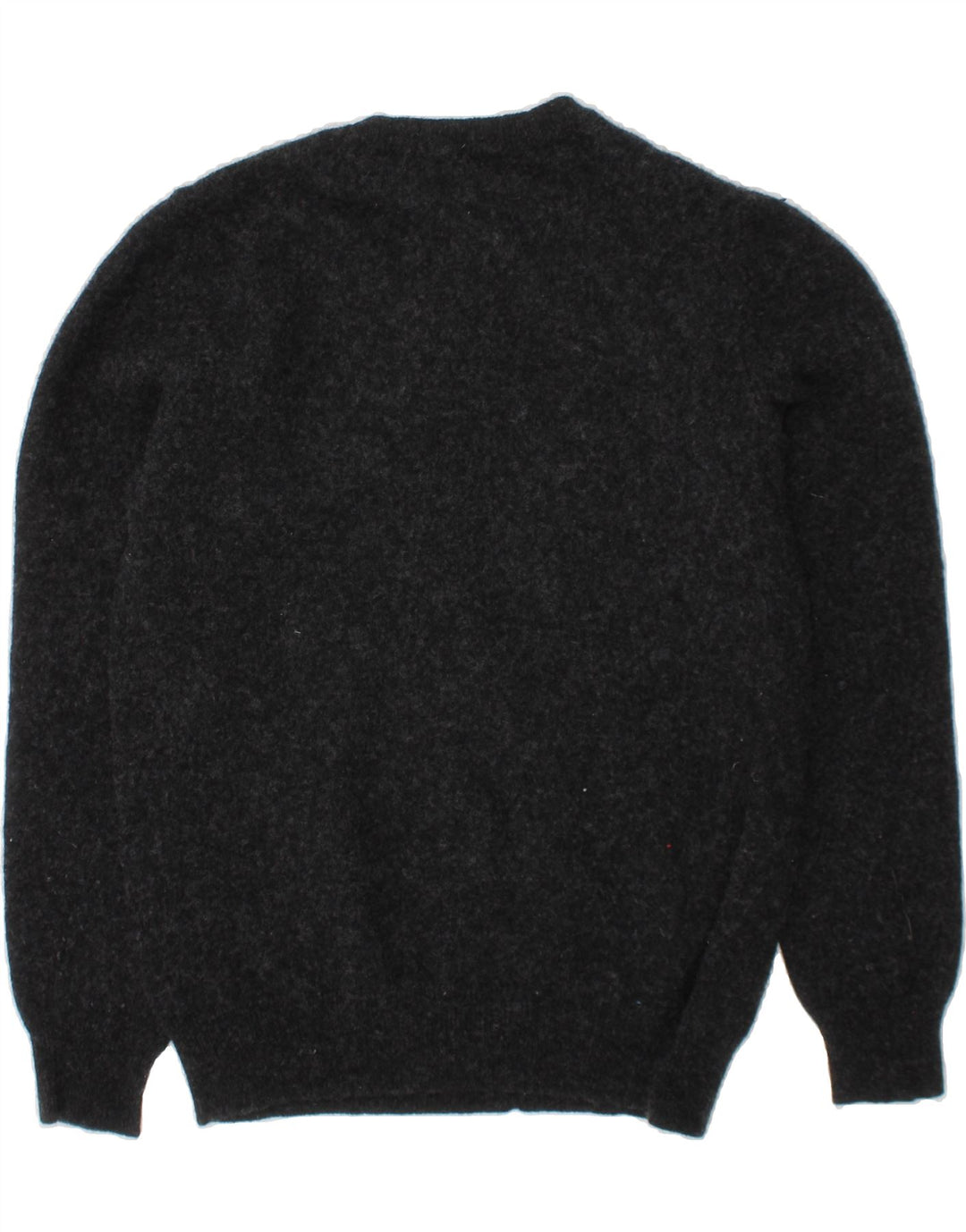 BENETTON Boys Crew Neck Jumper Sweater 6-7 Years Small  Grey Virgin Wool Vintage Benetton and Second-Hand Benetton from Messina Hembry 