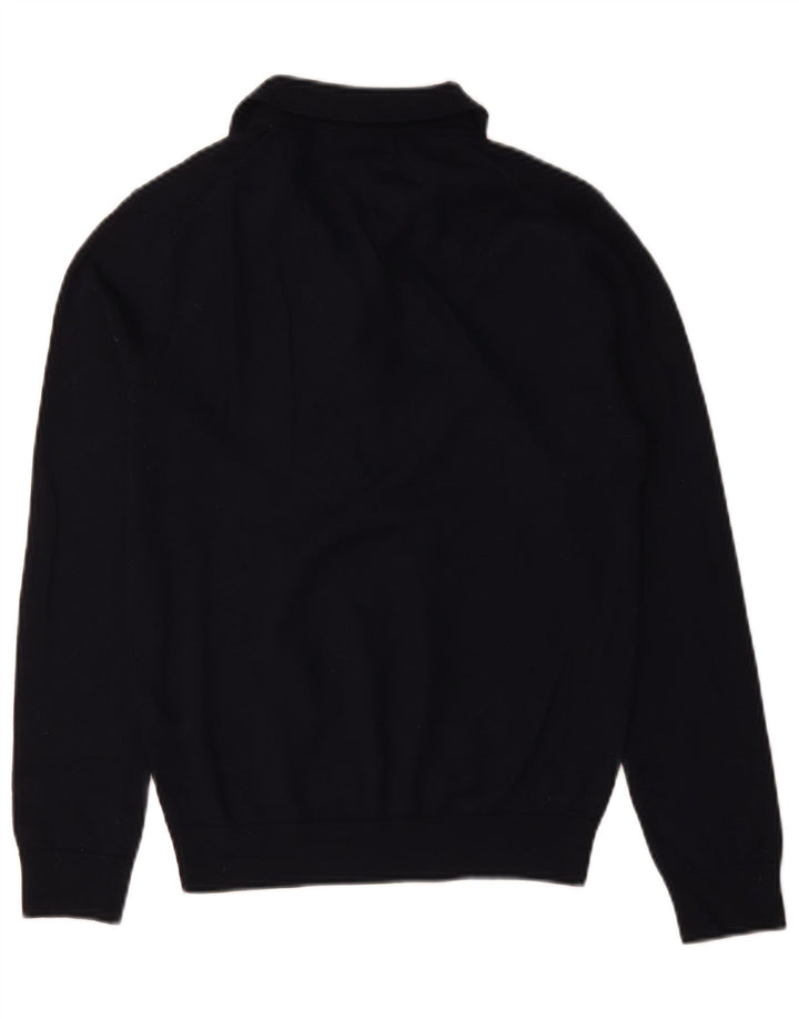 Zara Ανδρικό πουλόβερ Polo Neck Jumper Μικρό Navy Blue