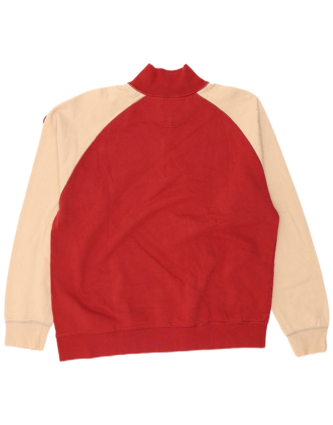 Ανδρικό φούτερ με φερμουάρ ASICS Jumper 2XL Κόκκινο βαμβακερό