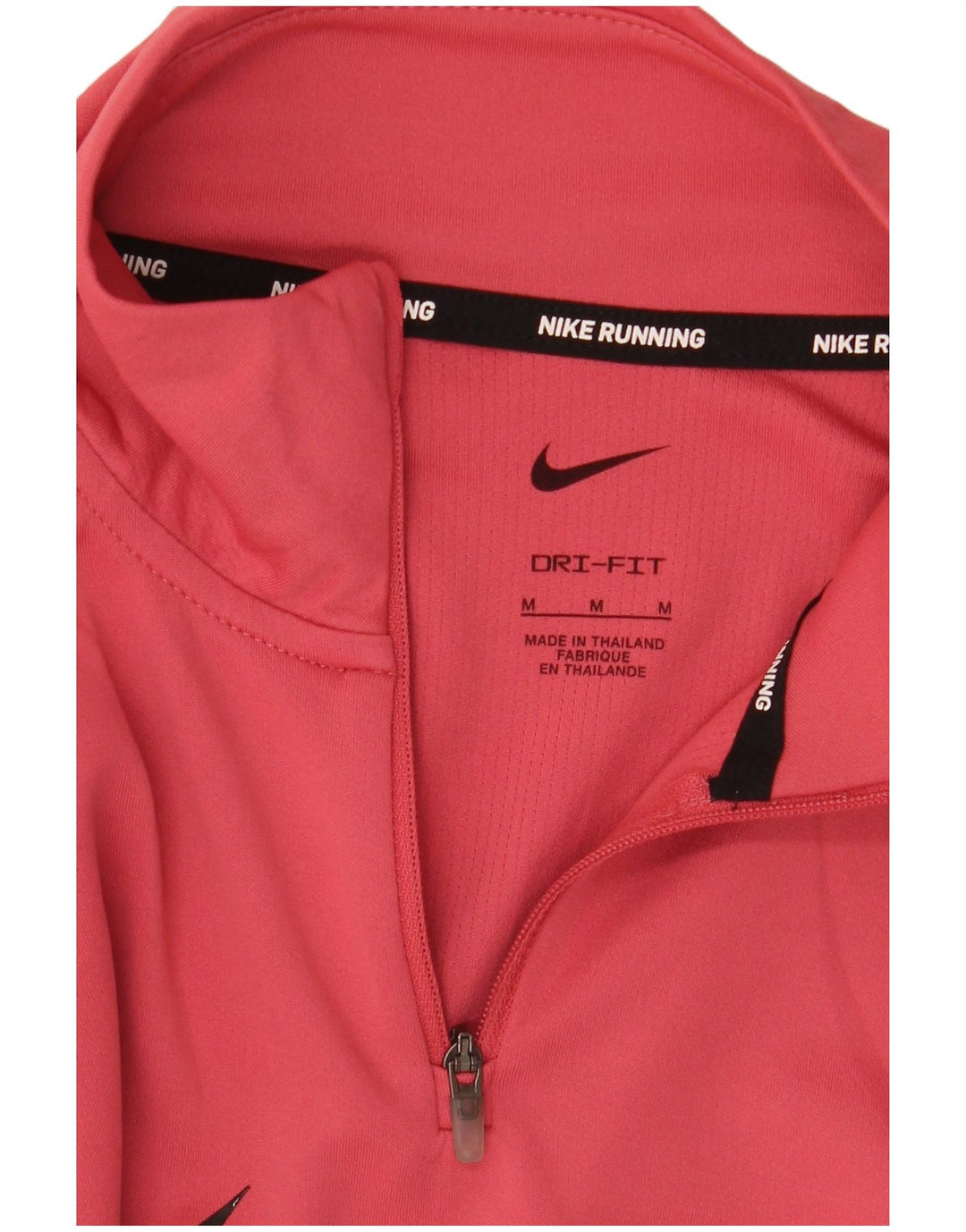 Γυναικείο φούτερ NIKE Dri Fit με γραφικό φερμουάρ Jumper UK 14 Medium Pink