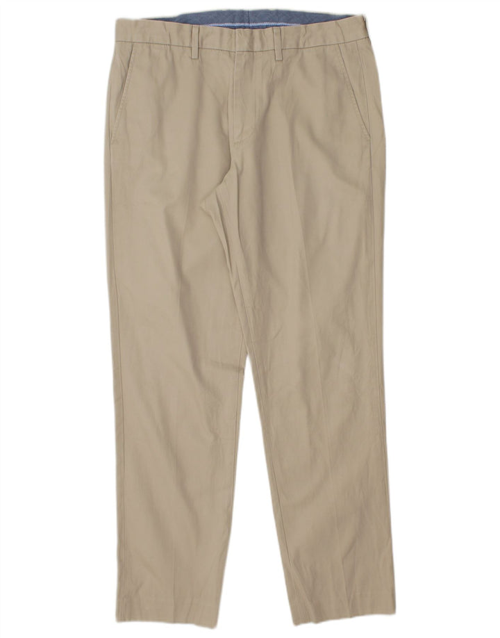 J. CREW Ανδρικό BOWERY Παντελόνι Chino Slim W32 L30 Μπεζ βαμβακερό