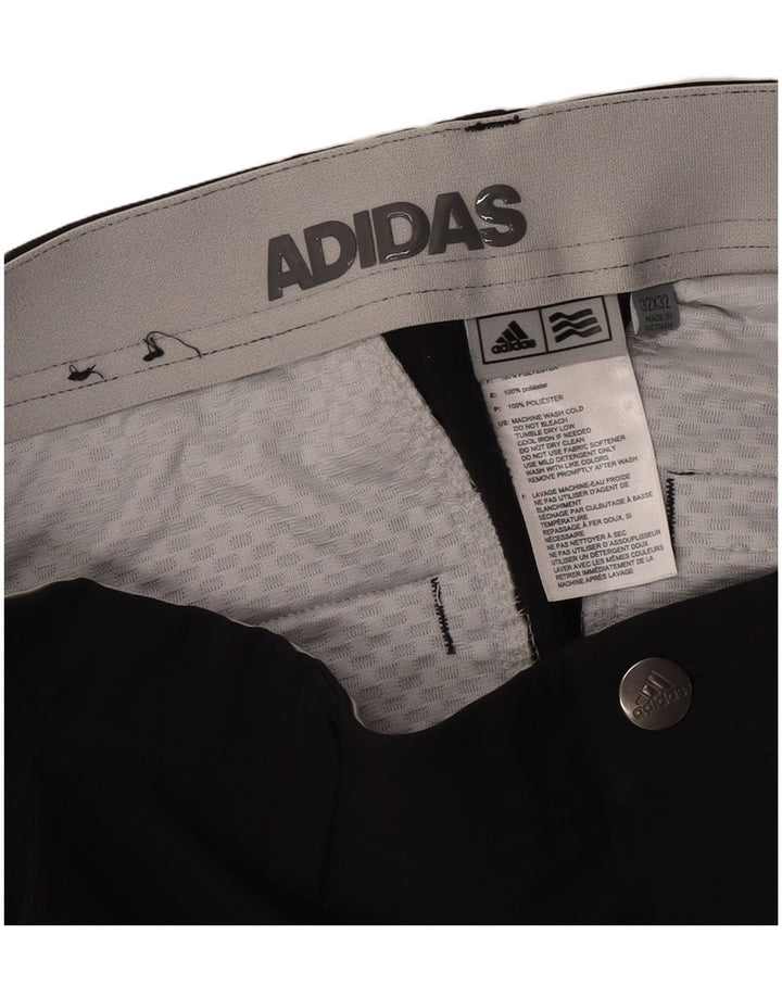 Ανδρικό παντελόνι Chino Adidas Slim W32 L32 Μαύρο πολυεστέρα