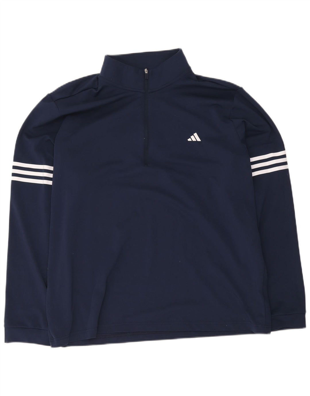 Ανδρική φόρμα πουλόβερ με φερμουάρ Adidas Top XL Navy Blue Polyester
