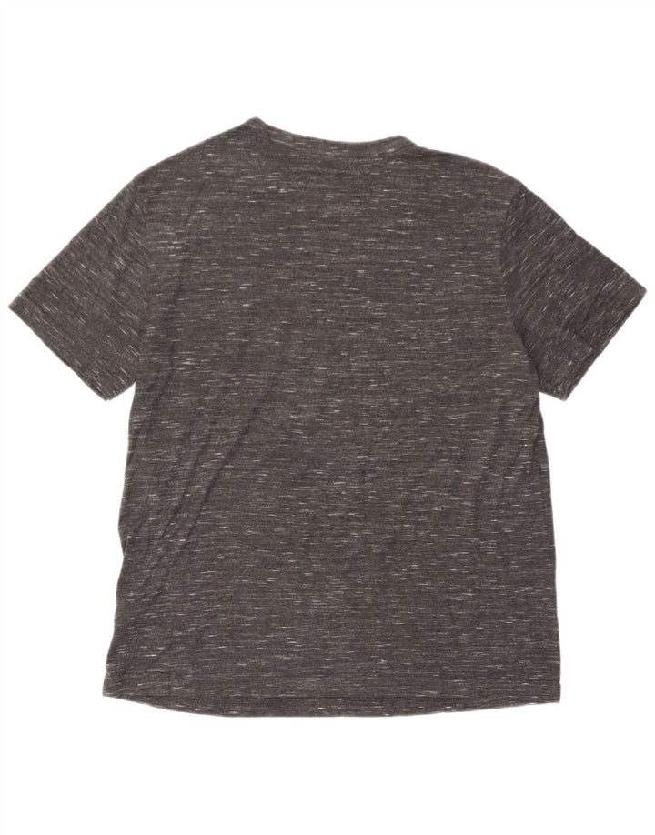 Ανδρικό T-Shirt Lee Top Βαμβακερό μεσαίο γκρι με φλύκταινες