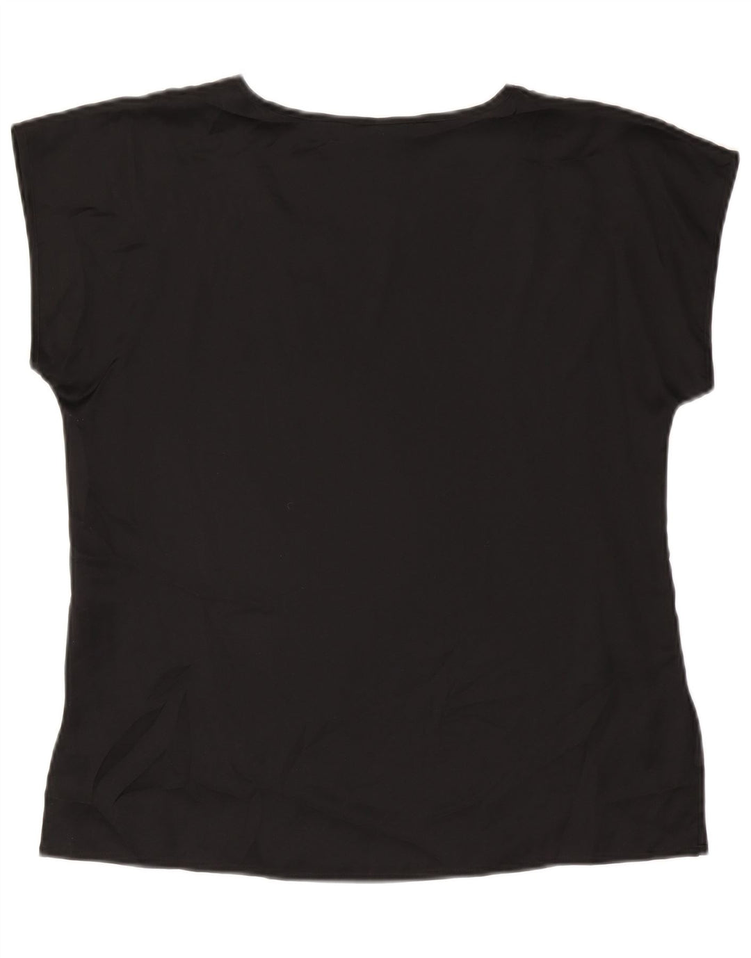 Marina Rinaldi Γυναικεία Oversized Μπλούζα Top Size 19 Small Black Silk