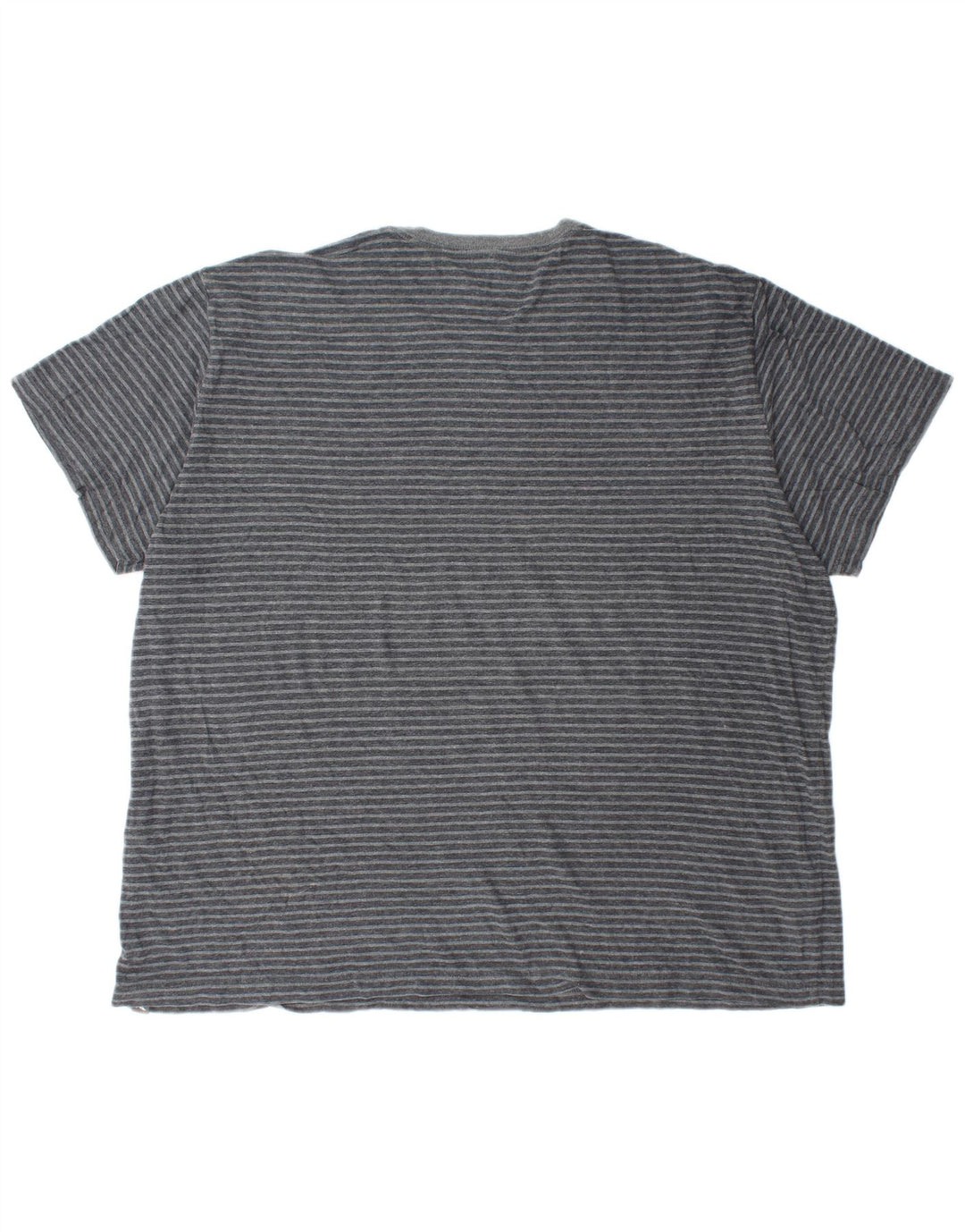 EDDIE BAUER Ανδρικό T-Shirt Top 2XL Γκρι ριγέ βαμβακερό