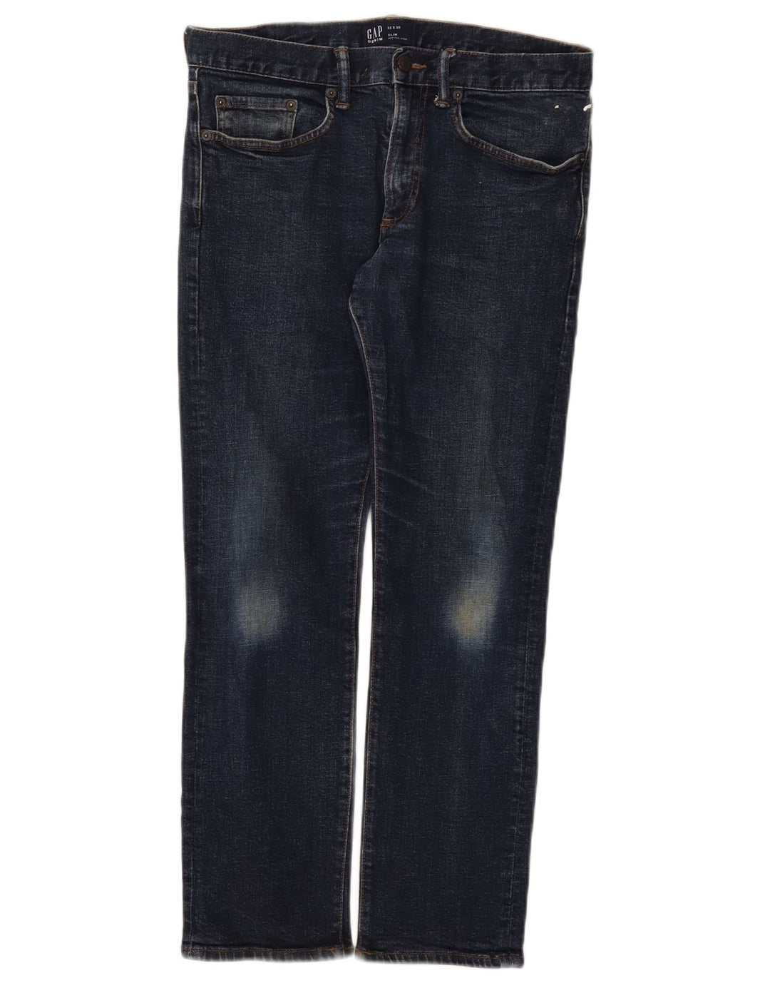 Ανδρικό τζιν Gap Slim W32 L27 Navy Blue Cotton
