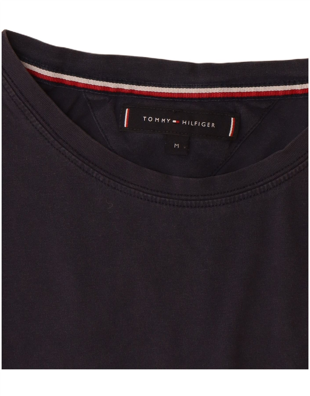 Ανδρικό T-Shirt TOMMY HILFIGER Τοπ μεσαίου μπλε βαμβακερό