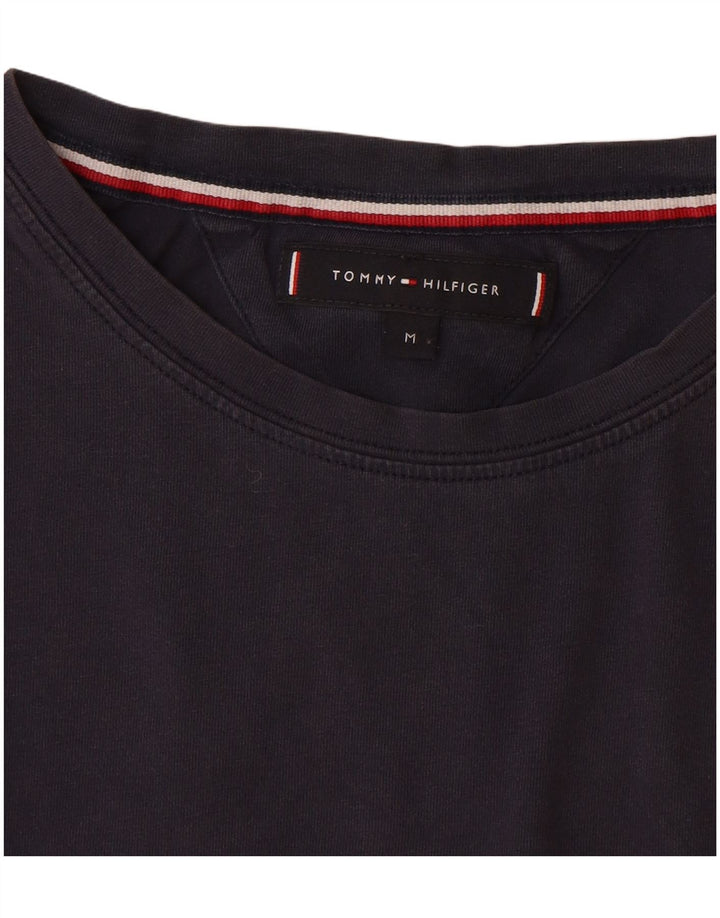 Ανδρικό T-Shirt TOMMY HILFIGER Τοπ μεσαίου μπλε βαμβακερό