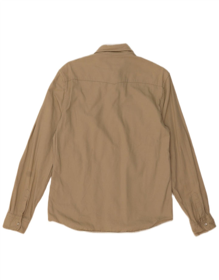 Ανδρικό πουκάμισο Reiss Regular Fit Medium Beige βαμβακερό