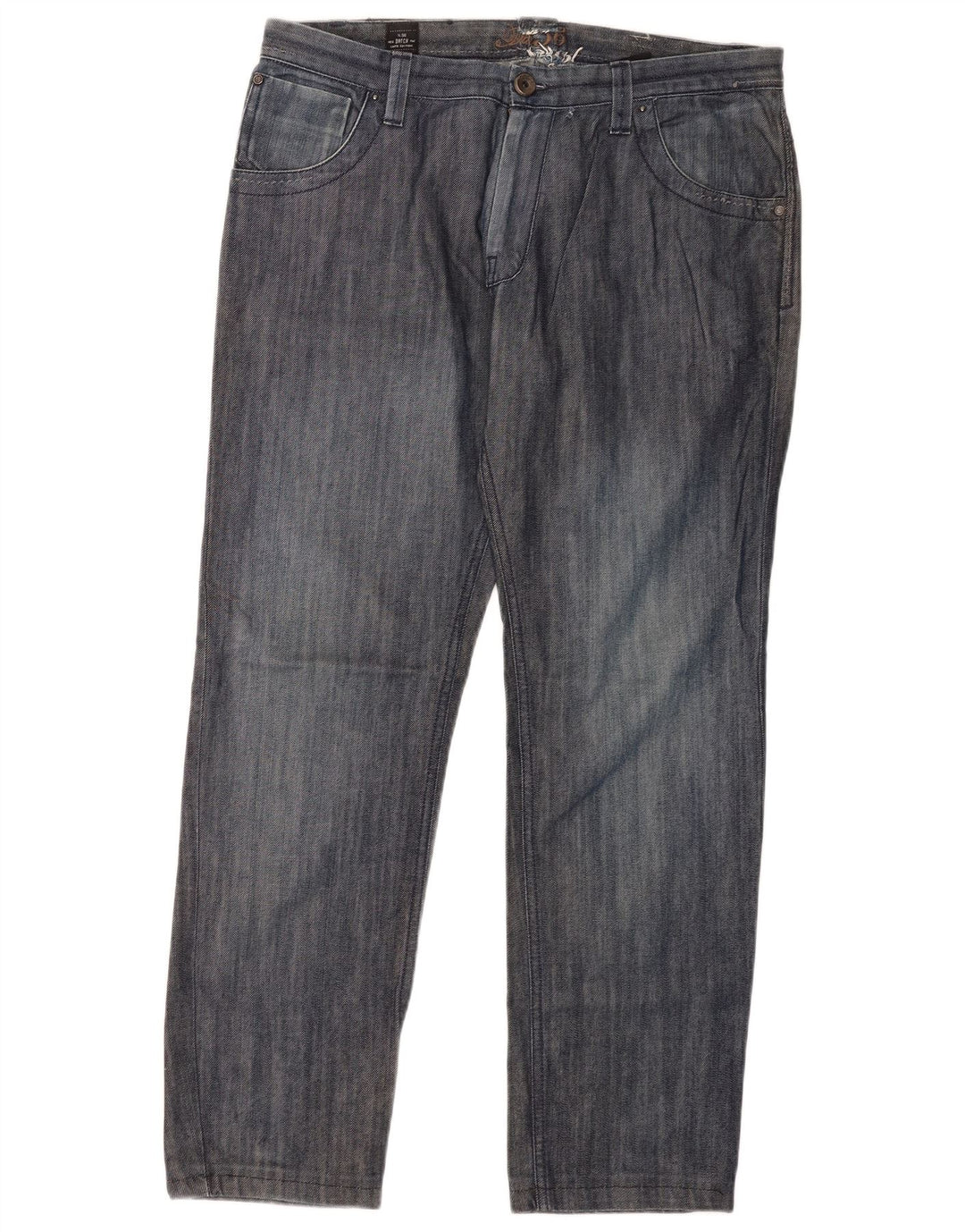 Ανδρικό τζιν ίσιο Datch W36 L30 Navy Blue Cotton