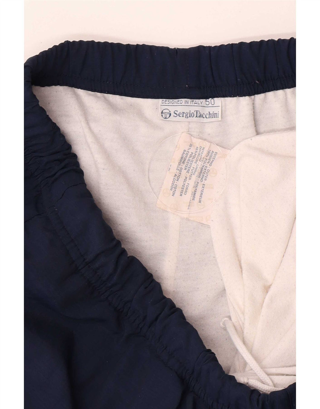 Sergio Tacchini Ανδρική αθλητική φόρμα παντελόνι Joggers IT 50 Medium Navy Blue