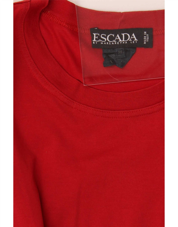 Ανδρικό T-Shirt Escada Top Size 38 Μεσαίο κόκκινο βαμβακερό