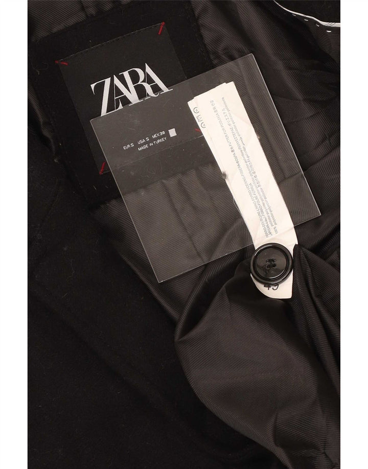 Zara Ανδρικό Πανωφόρι UK 36 Small Black