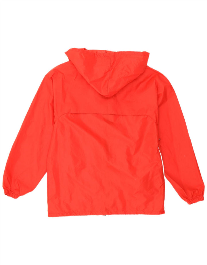 K-Way γυναικείο μπουφάν βροχής με κουκούλα UK 14 Medium Red