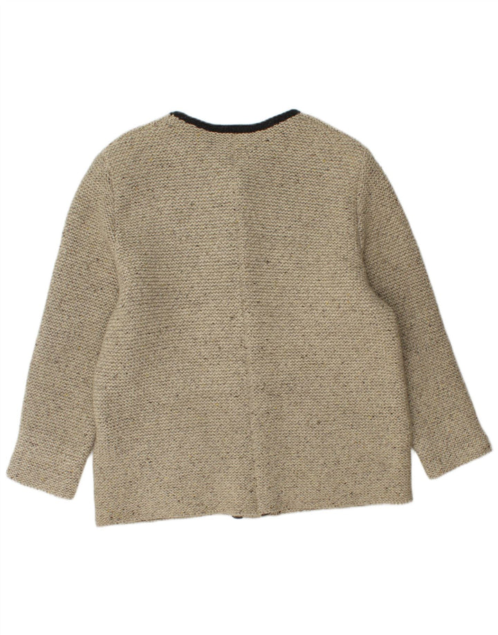 Lindbergh γυναικεία ζακέτα πουλόβερ IT 48 XL παρθένο μαλλί με γκρι φλύκταινες