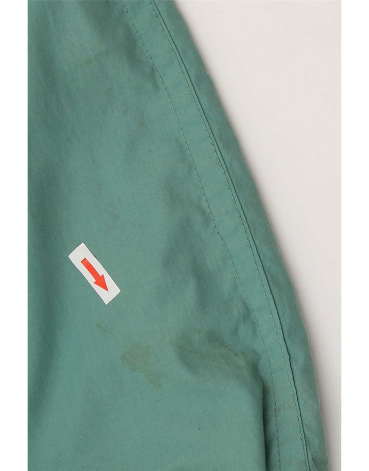 Vintage Ανδρικό Bomber Jacket IT 54 2XL Μπλε Ριγέ Πολυεστέρας