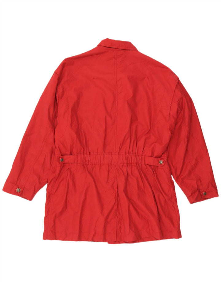 Penny Black Γυναικείο Utility Jacket UK 16 μεγάλο κόκκινο βαμβακερό